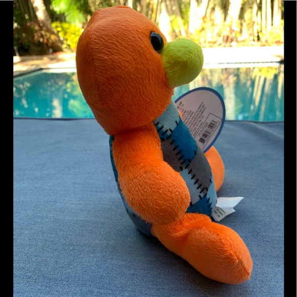 KellyToy 8" Orange Duck Stuffed Animal (Gift with Purchase) - Picture 7 of 9